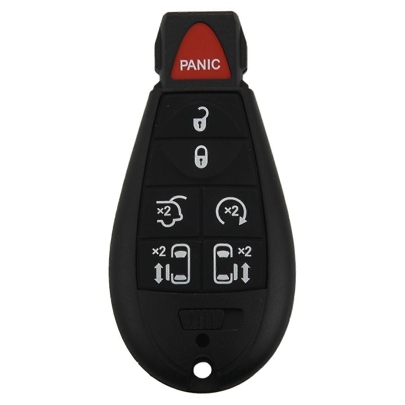 Car Remotes 7 Button Key Fob Compatible For Town Country 2008-2015 Grand Caravan 2008-2014