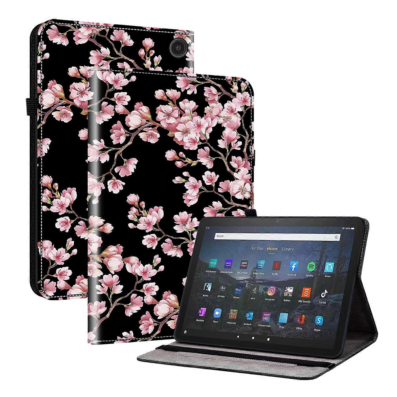 Målat läderfodral för Amazon Fire Max 11