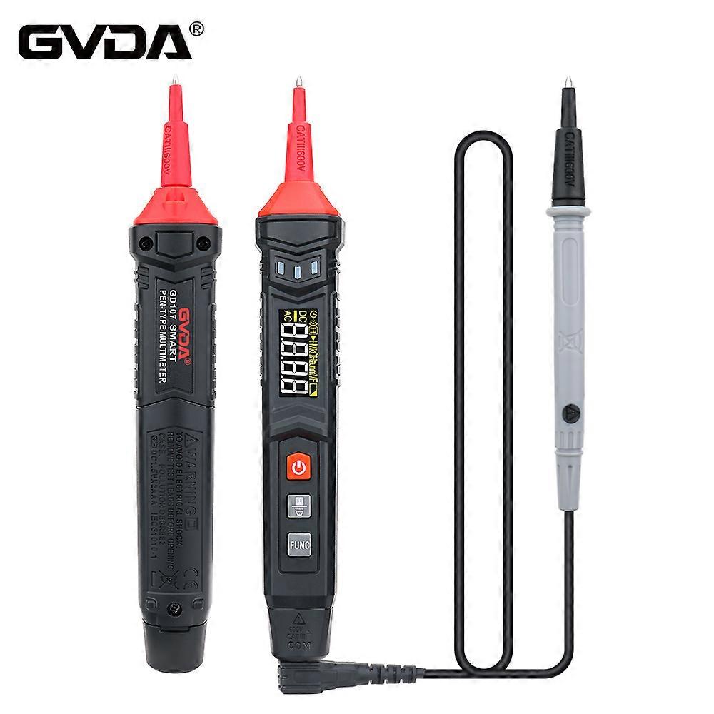 GVDA Digital Pen Type Multimeter True RMS Multi-meter Smart DC AC Voltage Capacitance Tester Voltmeter Auto Range Multimetre