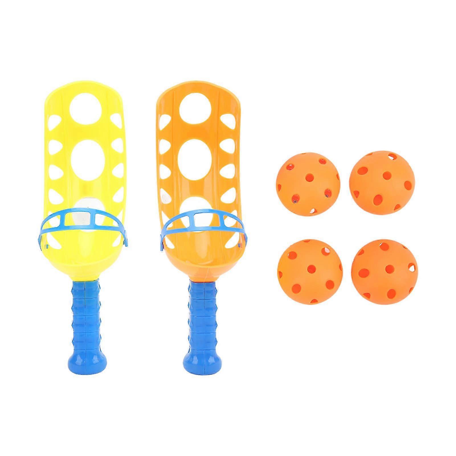 Interactive Scoop Ball Toss and Catch Game Set for Children's Outdoor Play