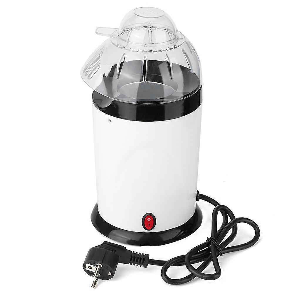 Household Mini Electric Blower Automatic Popcorn Popper Popcorn Maker   White