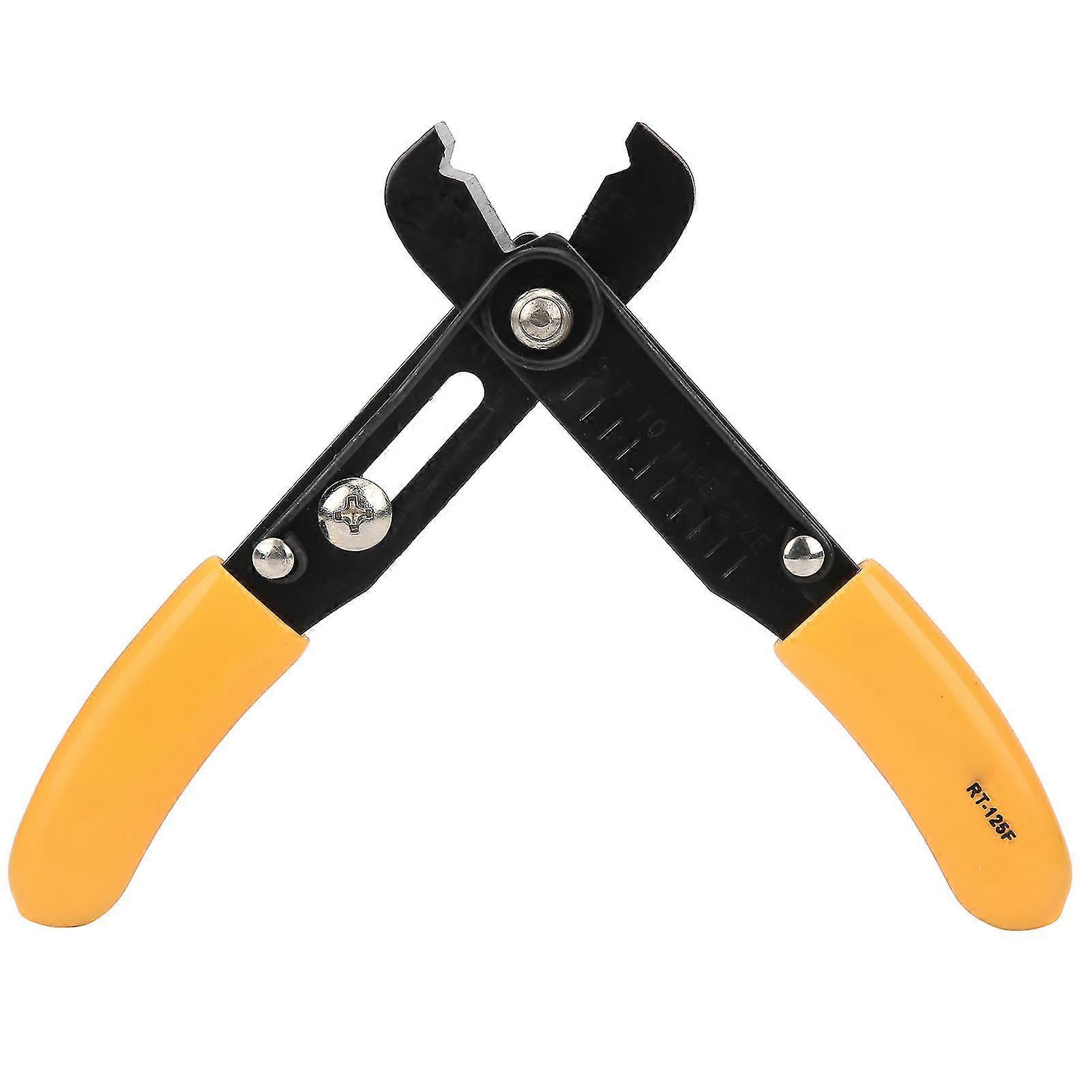 Wire Stripper Adjustable Simple Cutter Stripping Pliers Hand Tools 0.54.0mm Yellow