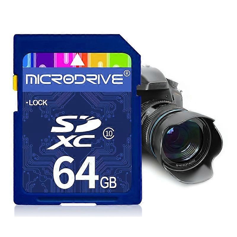 Microdrive 64GB Class 10 SD Memory Card