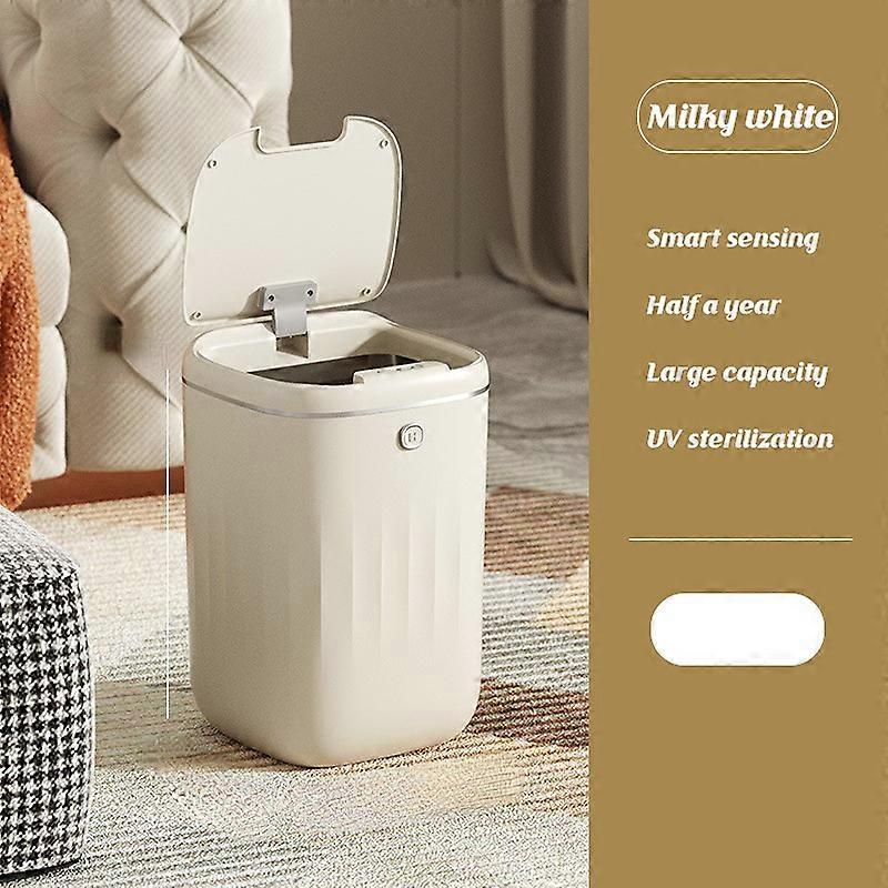 20/24L Smart Trash Can Automatic Waterproof Electric Large Capacity Waste Kitchen Bathroom Toilet Automatic Sensor Garbage BinTrash Cans & Wastebasket