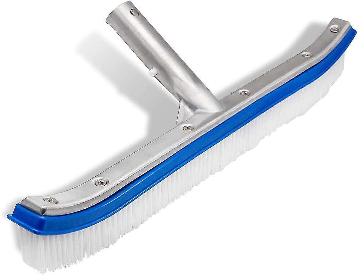 Swimming Pool Wall & Tile Brush Designed for Cleans Walls, Tiles & Floors, Nylon Bristles Brush Head with EZ Clips (Pole not Included)