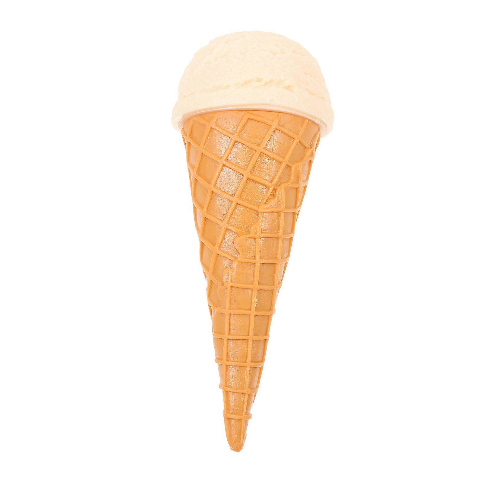 Simulation Ice Cream Model PVC Fake Ice Cream Artificial Ice Cream Cone Shop Display Prop