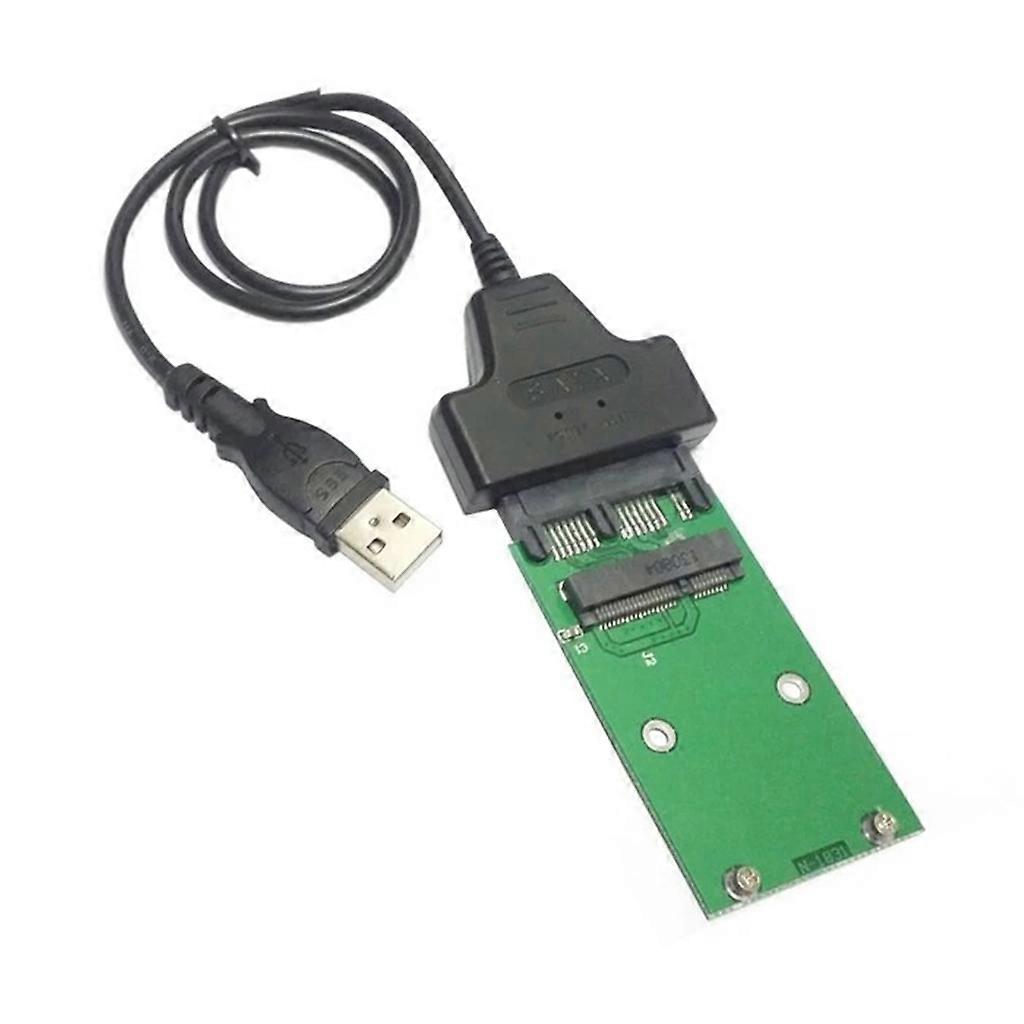 محول USB 2.0 إلى Micro SATA عالي الجودة بسرعة 6 جيجابت في الثانية لمحركات الأقراص الثابتة مقاس 1.8 بوصة