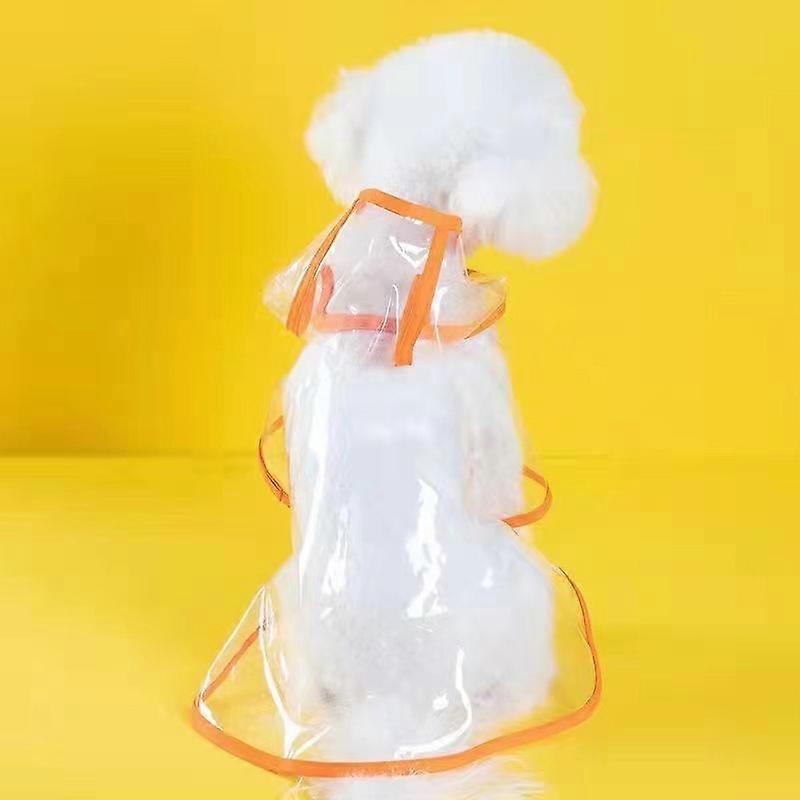 Dog raincoat (Orange, XS)