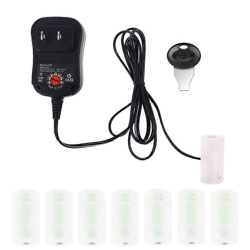 D Battery Eliminator US Supply Converter Line For Clocks Remote Control Toys