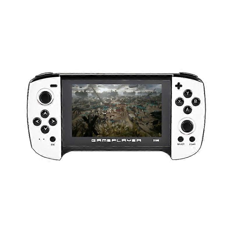 Console de jogos portátil X18Plus 4,3 polegadas com joystick duplo de tela grande e jogos de 64 bits