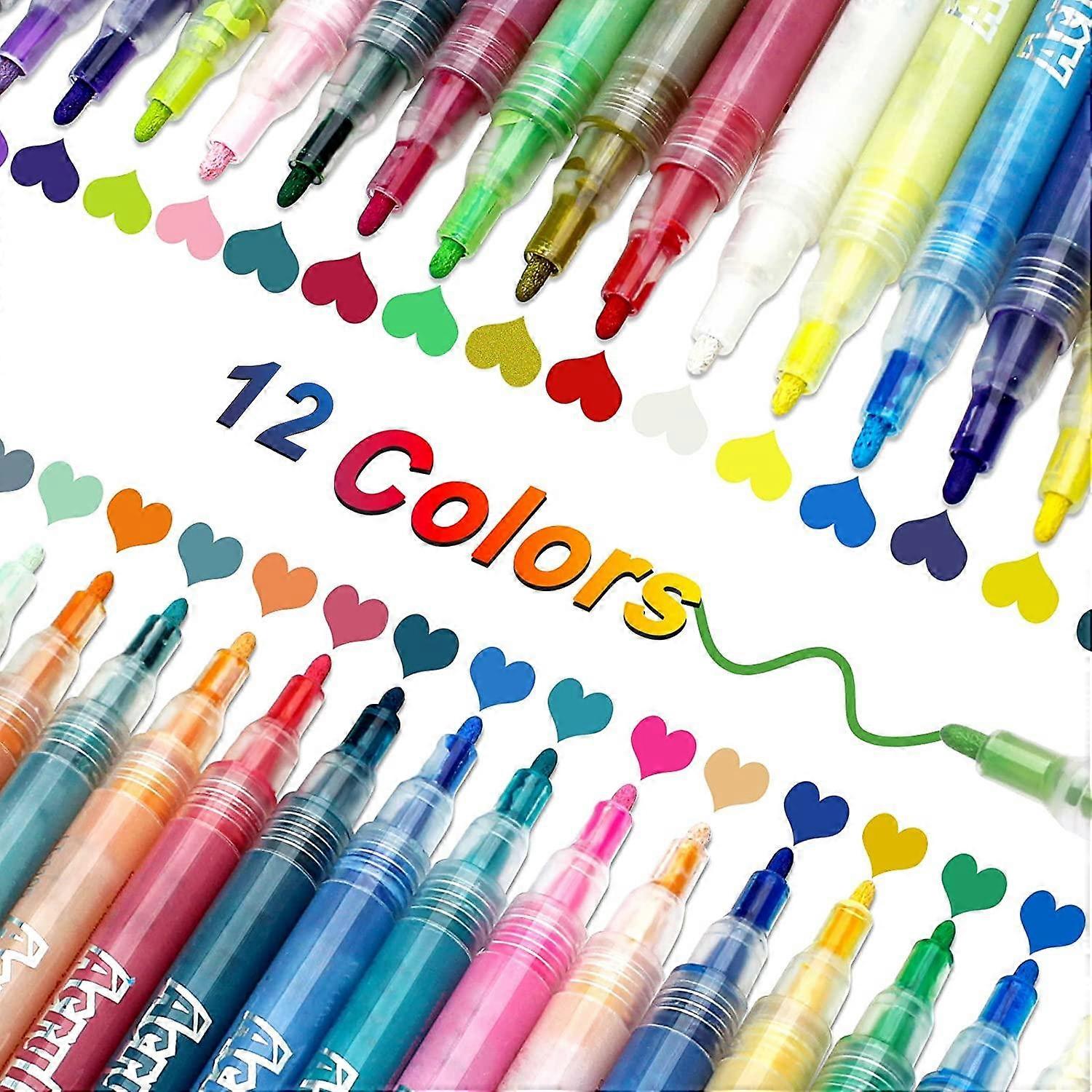 Acryl Farbmarker Farbstifte 24 Farben