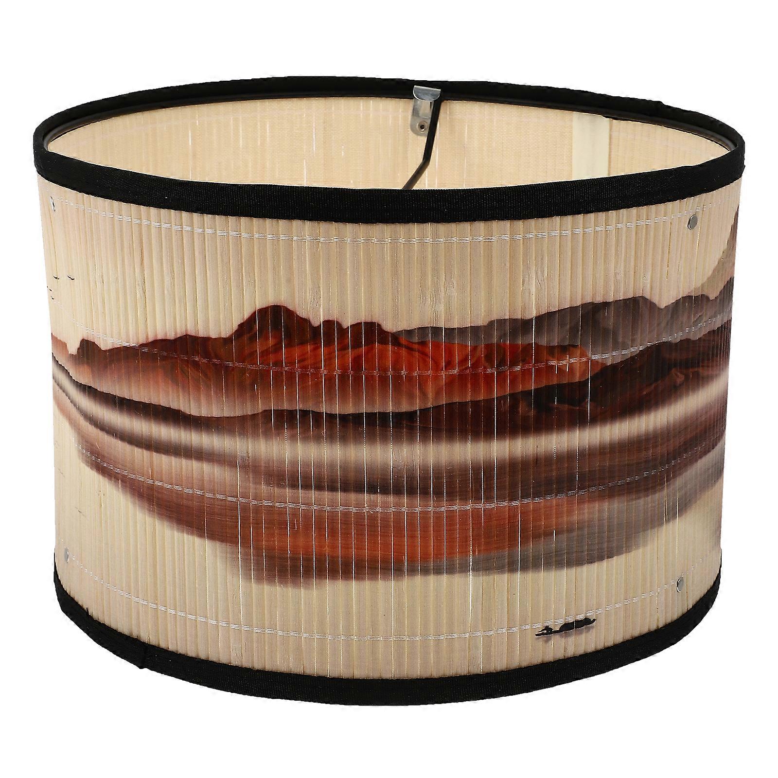 Night Light Bulbs Art Lampshade Table Lamp Shade Rustic Lamp Shade Cylinder Drum Lampshade Lamp Shade Replacement