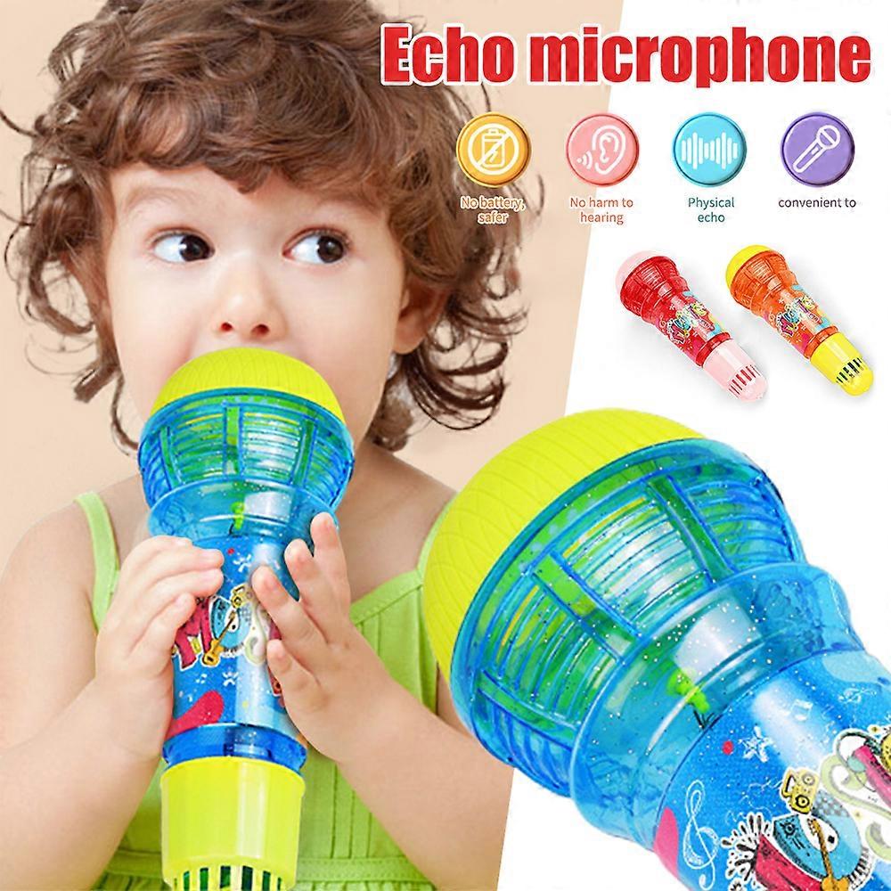 Physical Echo Mic for Kids Toddlers Durable Lightweight Music Singing Speech Therapy Toys Game Birthday Party