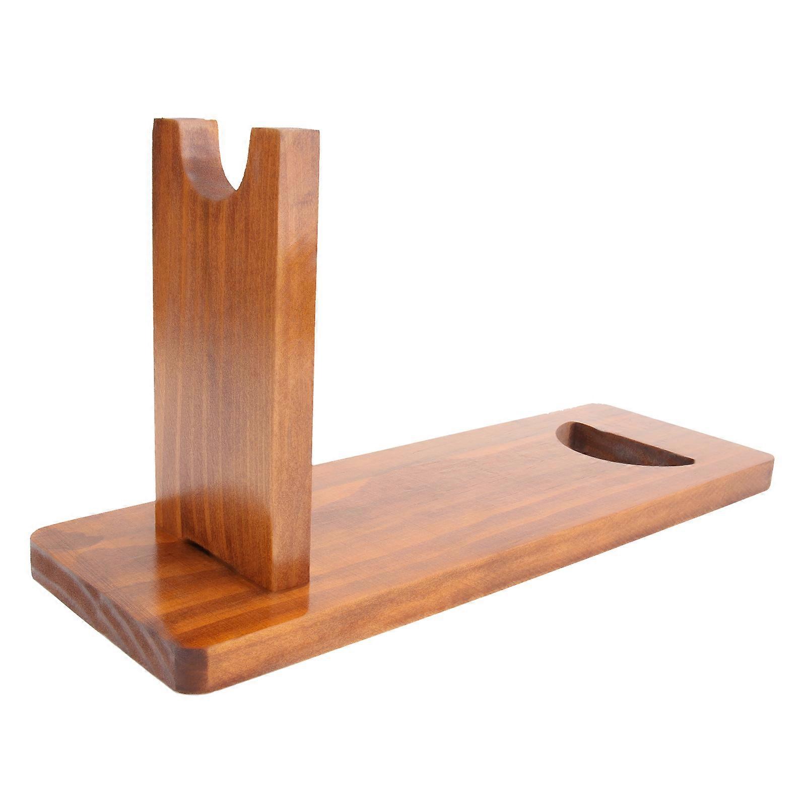 1Pc Red Wine Display Boxes Wooden Red Wine Holder Drink Display Rack for Bar