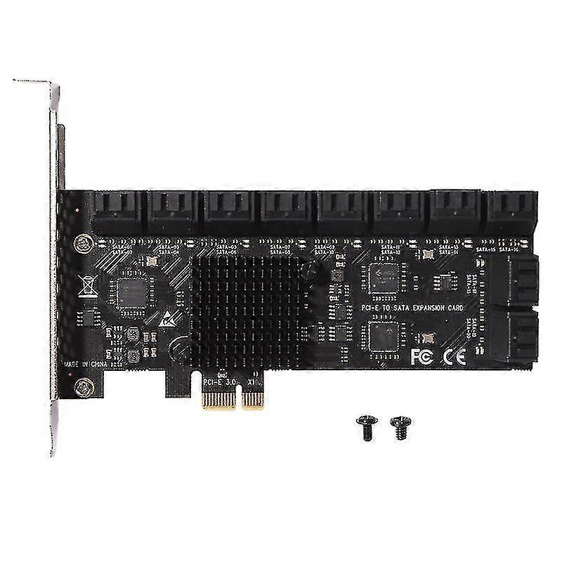 Pcie1x To Sataiii 20-port Expansion Card Sata 3.0 6gbps For Large Capacity Disk