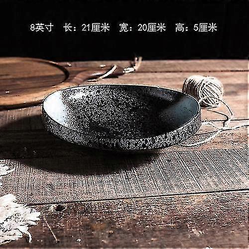 8 بوصة السيراميك طبق صغير على الطريقة اليابانية المأكولات البحرية ساشيمي السوشي أدوات المائدة فندق مطعم حزب المنزل الفاكهة الحلوى أدوات المائدة