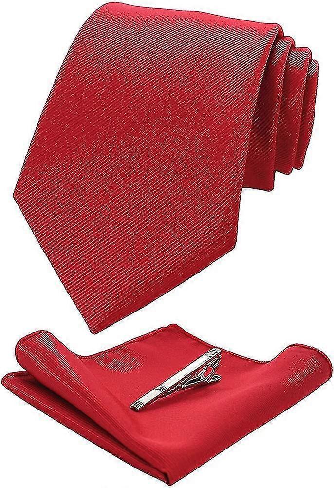 男性の結婚式のネクタイとハンカチタイクリップは、異なる色でモノクロを設定