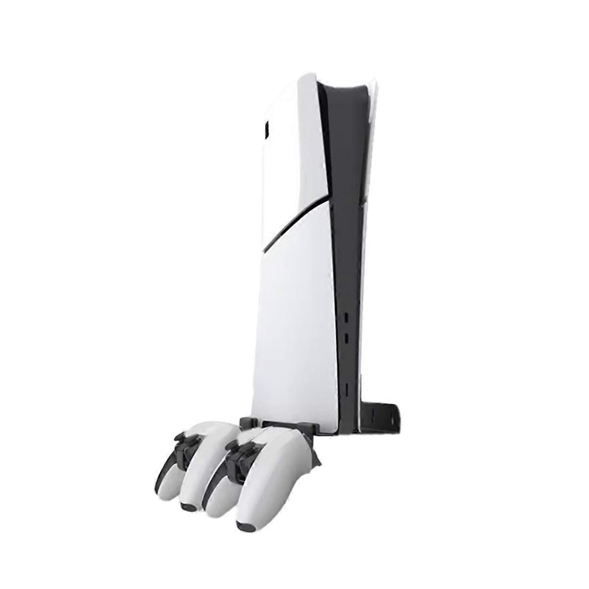 Wall Mount Bracket with Controller Holder - Compatible with Slim Digital and Disc Editions