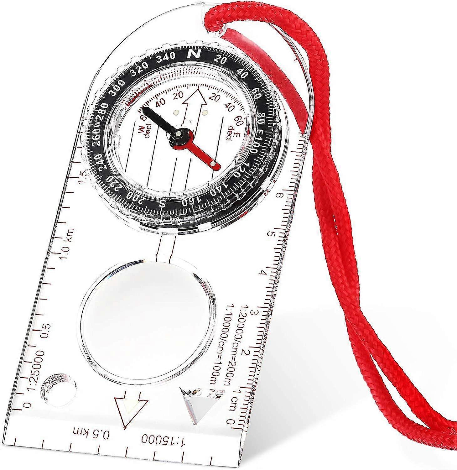 Navigation Compass Boy Scout Compass Orienteering Compass Lightweight Hiking Compass With Adjustable Tilt (12.5 X 6.0 Cm)