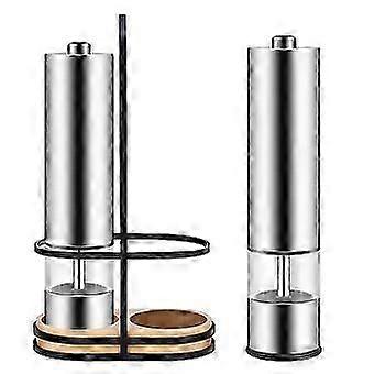 Electric Pepper Grinder, Rechargeable or Pepper Mill Automatic Pepper Grinder Set for Kitchen Home
