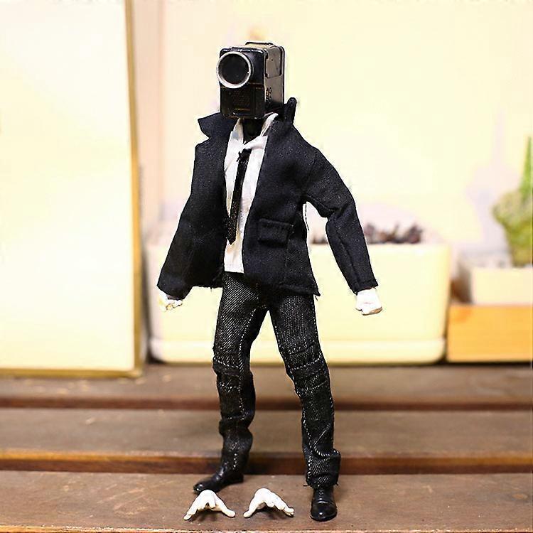 1/6/8/9pcs سكيبيدي المرحاض العمل الرقم المرحاض رجل مراقب مصور تمثال الأطفال هدايا عيد ميلاد لعبة مكتب ديكور جمع