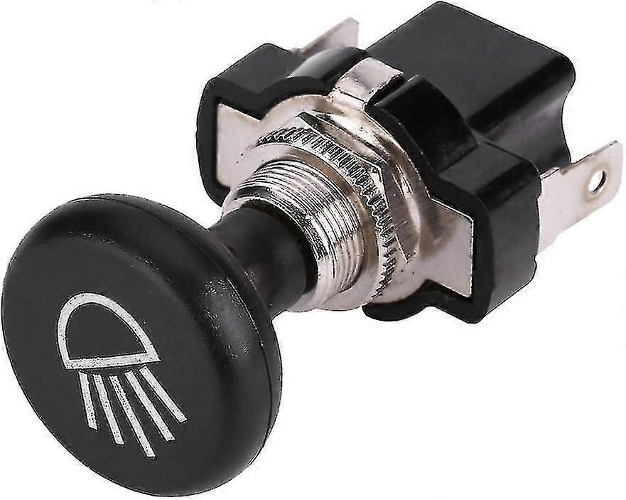 دفع سحب ضوء التبديل، 12vcar عربة الغولف رئيس ضوء التبديل دفع / سحب نوع Black1pcs)