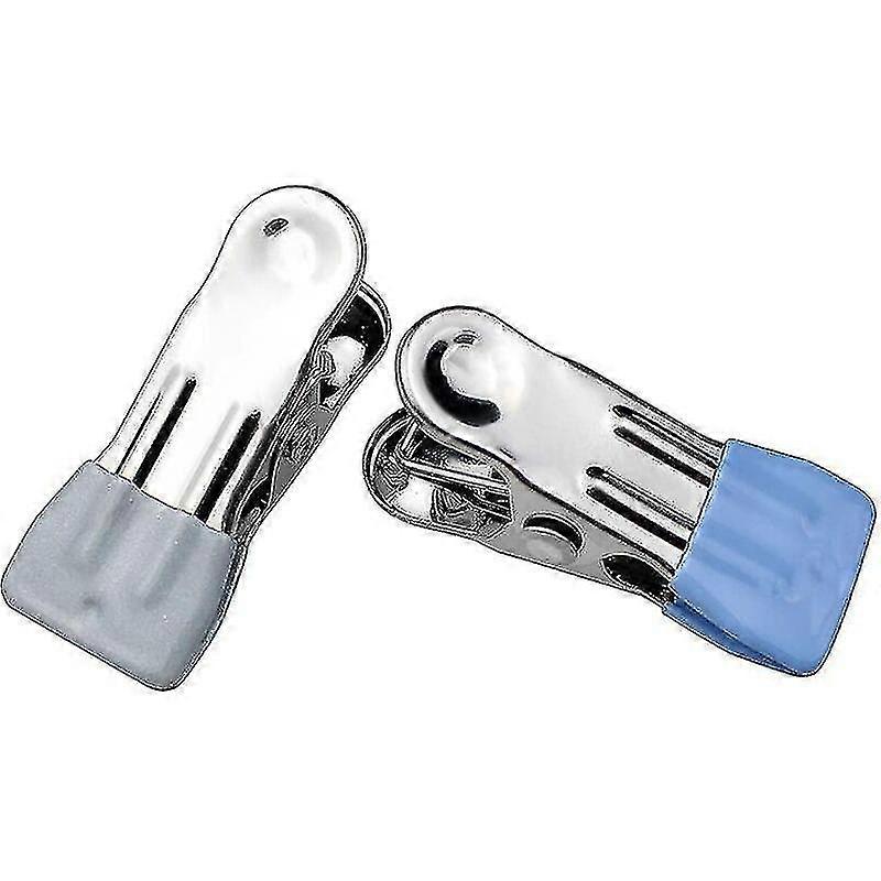 20 pezzi mollette in metallo mollette in acciaio inossidabile, antiscivolo e antiruggine, mollette per vestiti hy