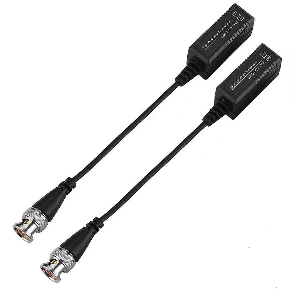 1 Pair HD CVI/AHD/TVI Passive Transceiver Adapter Transmitter Video Balun CCTV UTP BNC Cat5