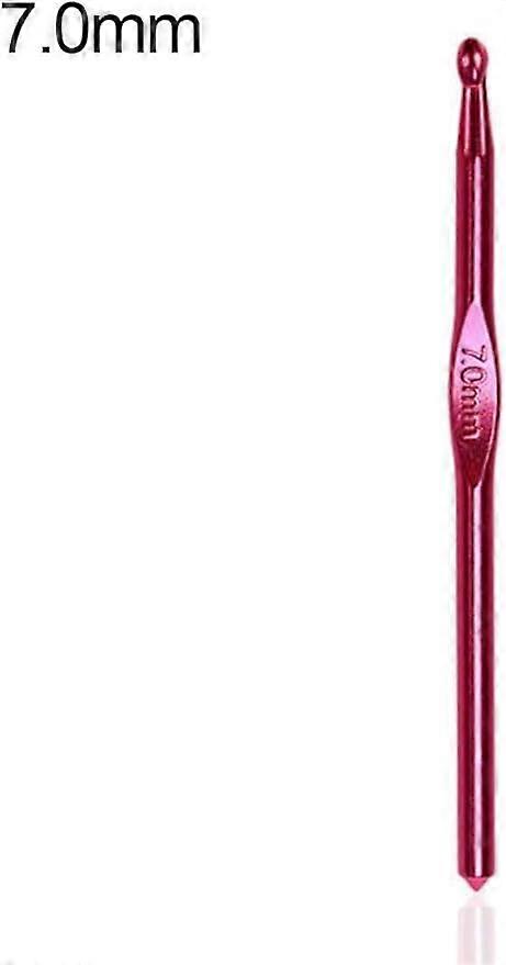 8 Aluminum Crochet Hook Knitting Accessories Tools-Random Color 7mm