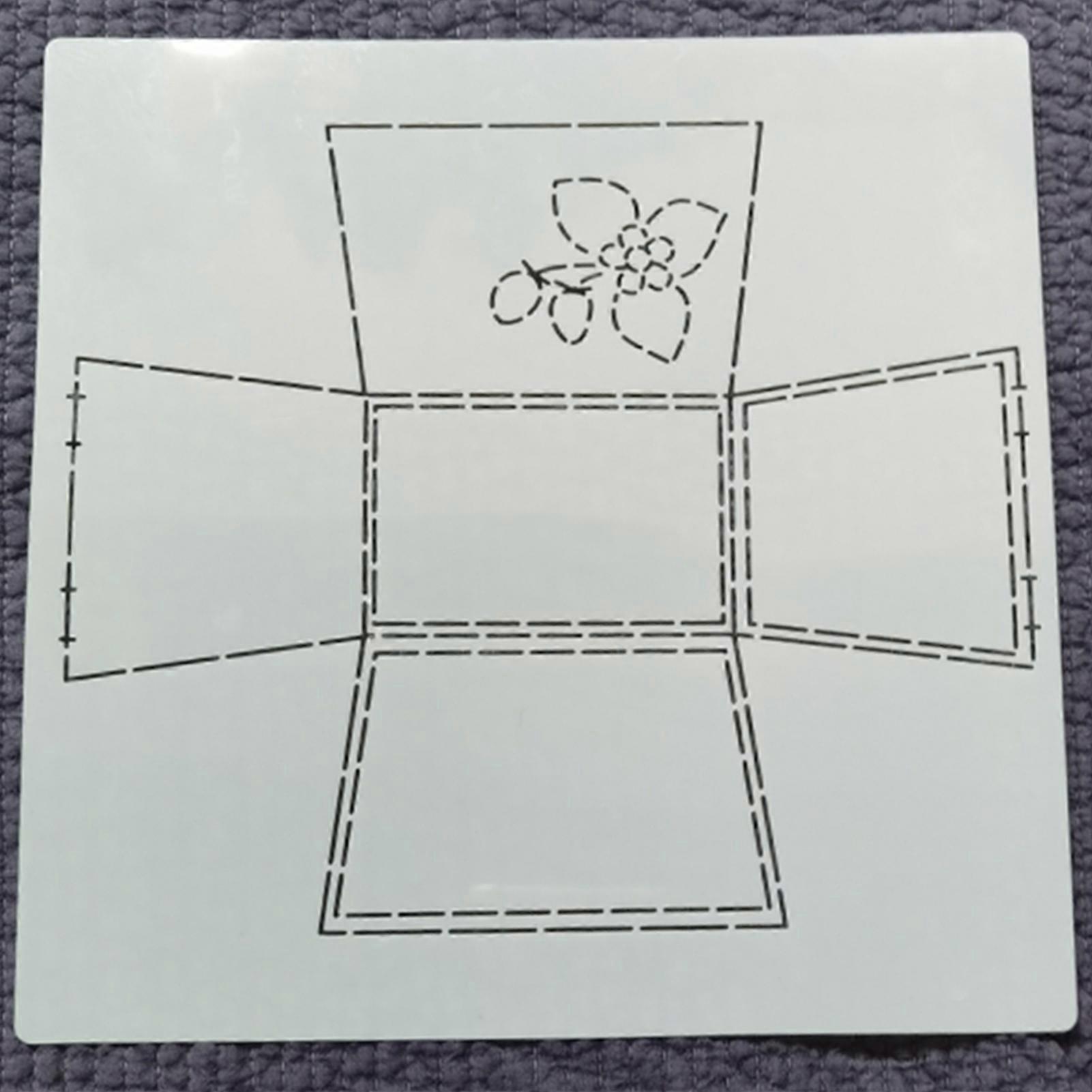 Fleixble Patchworks Template Embroidery Patchworks Sewing Craft Templates For DIY Art Craft