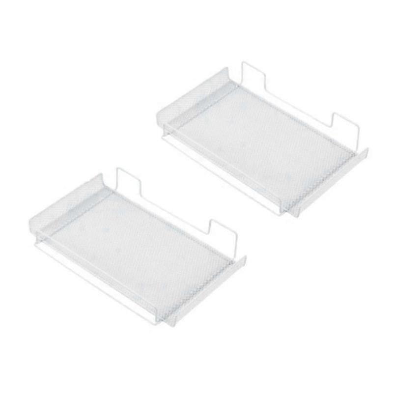 Router Rack Bracket Wall-mounted Punch-free Tv Set-top Box Storage Rack Desktop Japanese Style Whit