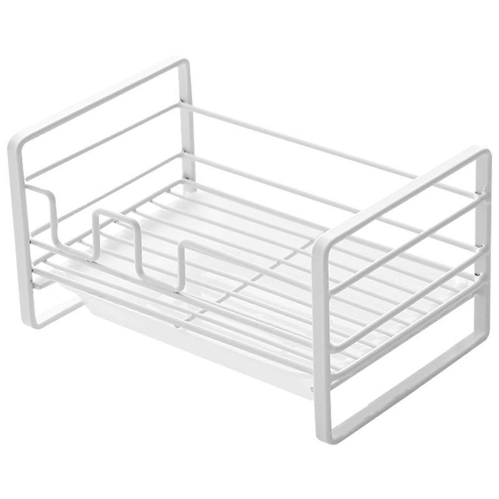 Sponge Storage Rack, Matte White Compact Rust Prevention Sponge Drainer Rack Kitchen Drying Rack