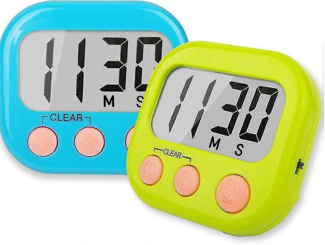 Klassrumstimer för lärare barn stor magnetisk digital timer 2-pack