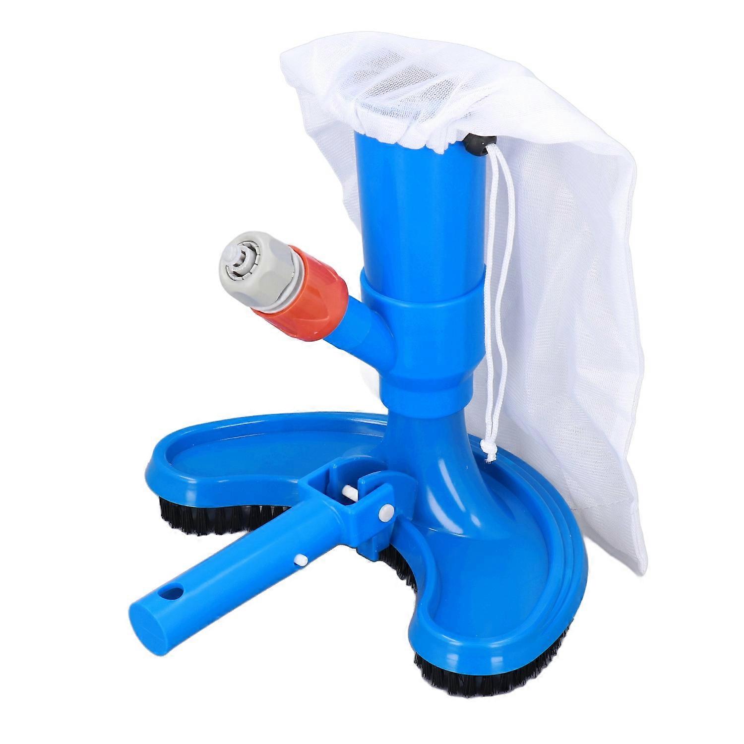Pool Vacuums Mini Jet Underwater Cleaner with Brush and Mesh Bag for Swimming Pools Spas FountainsEU