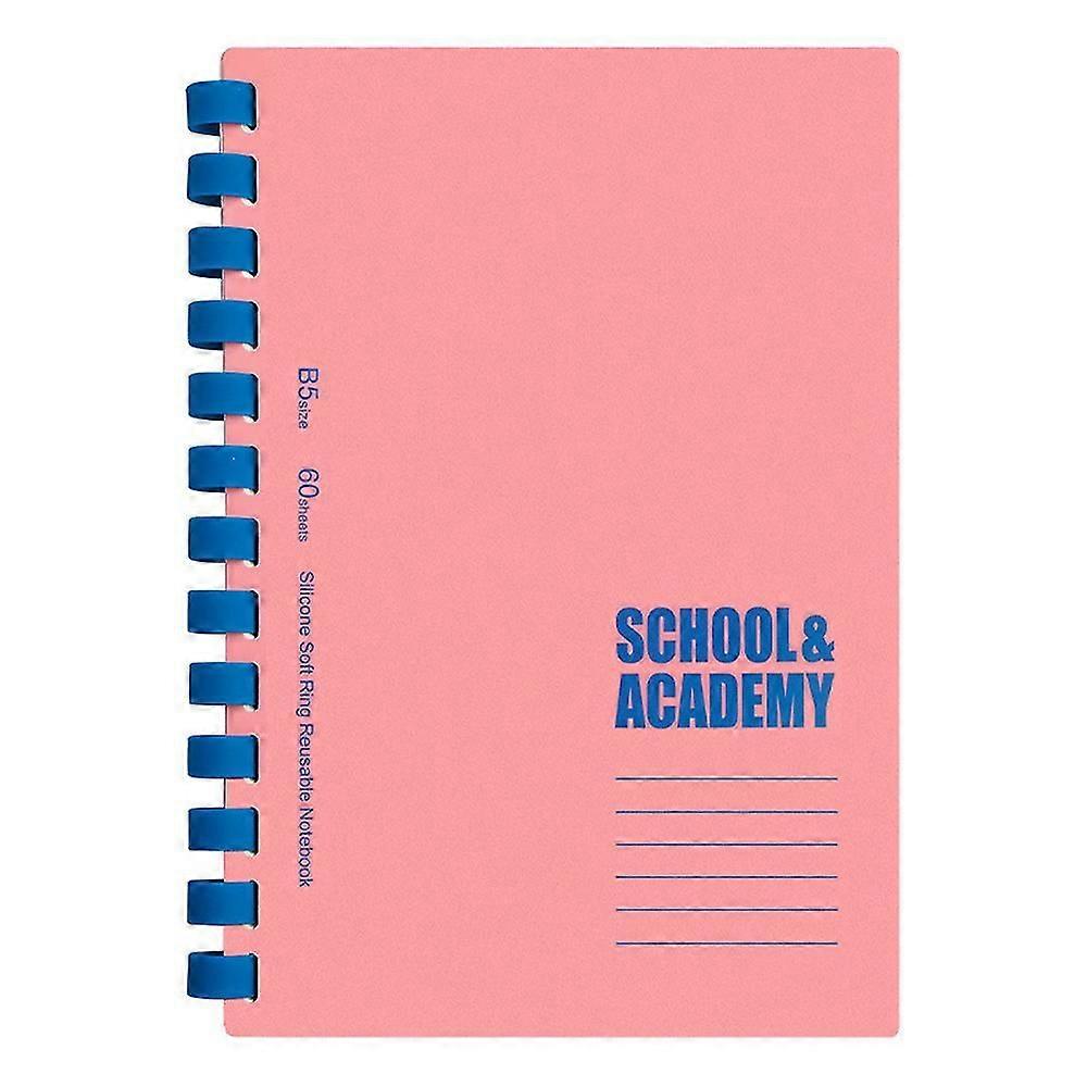 Spiral Notebook, 260 X 180mm B5 Soft Rubber Ring Notebook -120 Pages Journals For Study And Notes