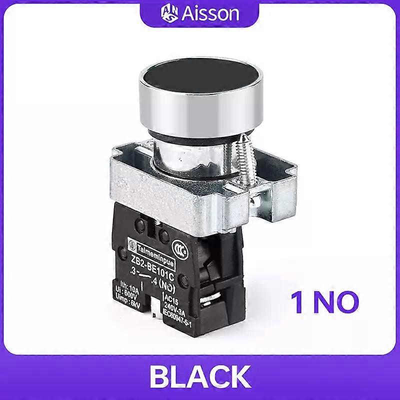 Fsw 22mm XB2-BA Push Button Switch Momentary 10A 240V~3A Circular Small Size Flat Round Panel NC/NO