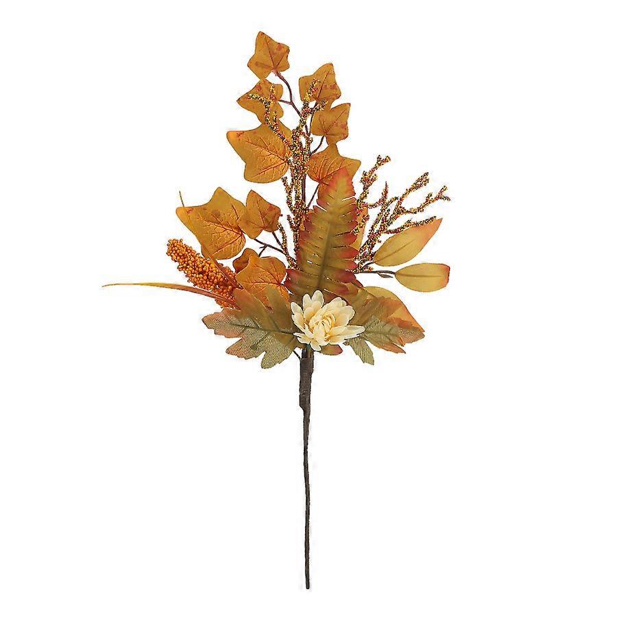 Διακοσμήσεις Ευχαριστιών: 20 πακέτα τεχνητά κίτρινα λουλούδια για το φθινόπωρο 40cm