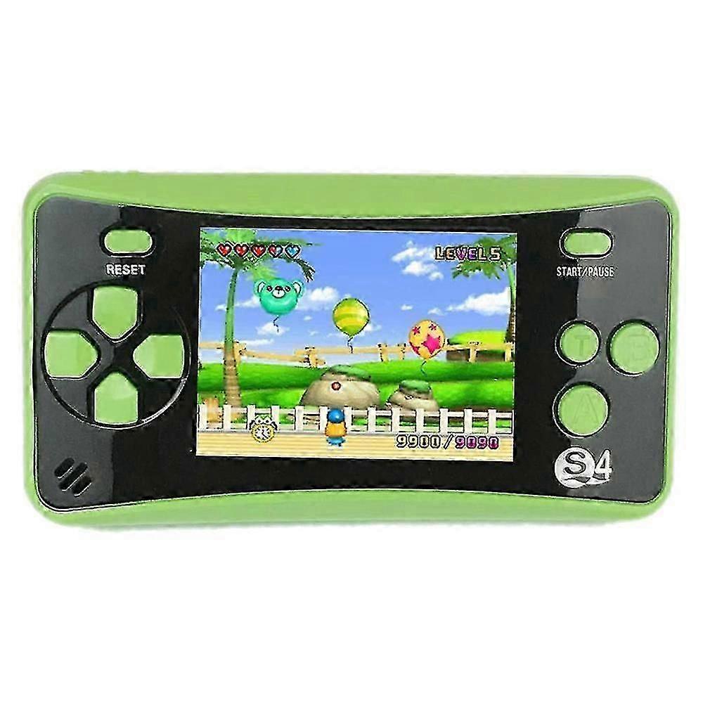 Portable Handheld Game Console compatible with Children, System Game Consoles Player Great Birthday Gift Green
