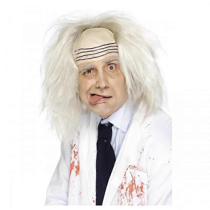 Smiffys Mens Mad Scientist Bald Top Wig