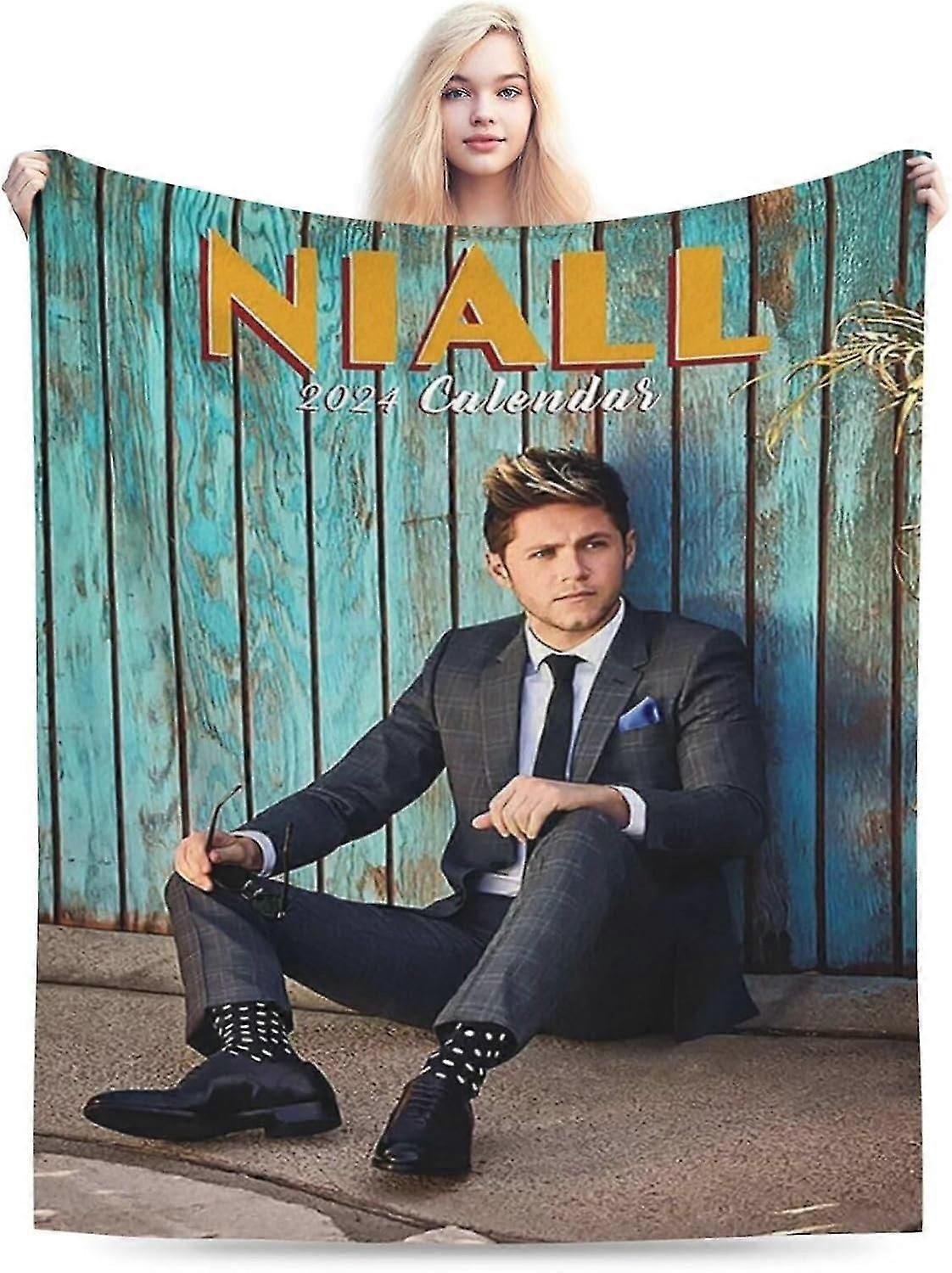 . نيال الموسيقى حوران بطانية رمي الفانيلا البطانيات السرير بطانية لجميع الموسم ديكور المنزل ديكور الغرفة 50 "x40" - أسود - 40 "x30"