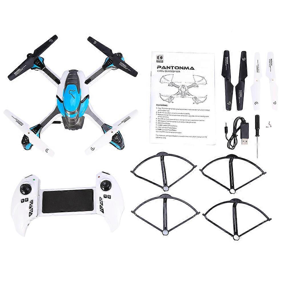 Remote Control Quadcopter Headless Mode One Key Return RC Drone with 2MP Camera
