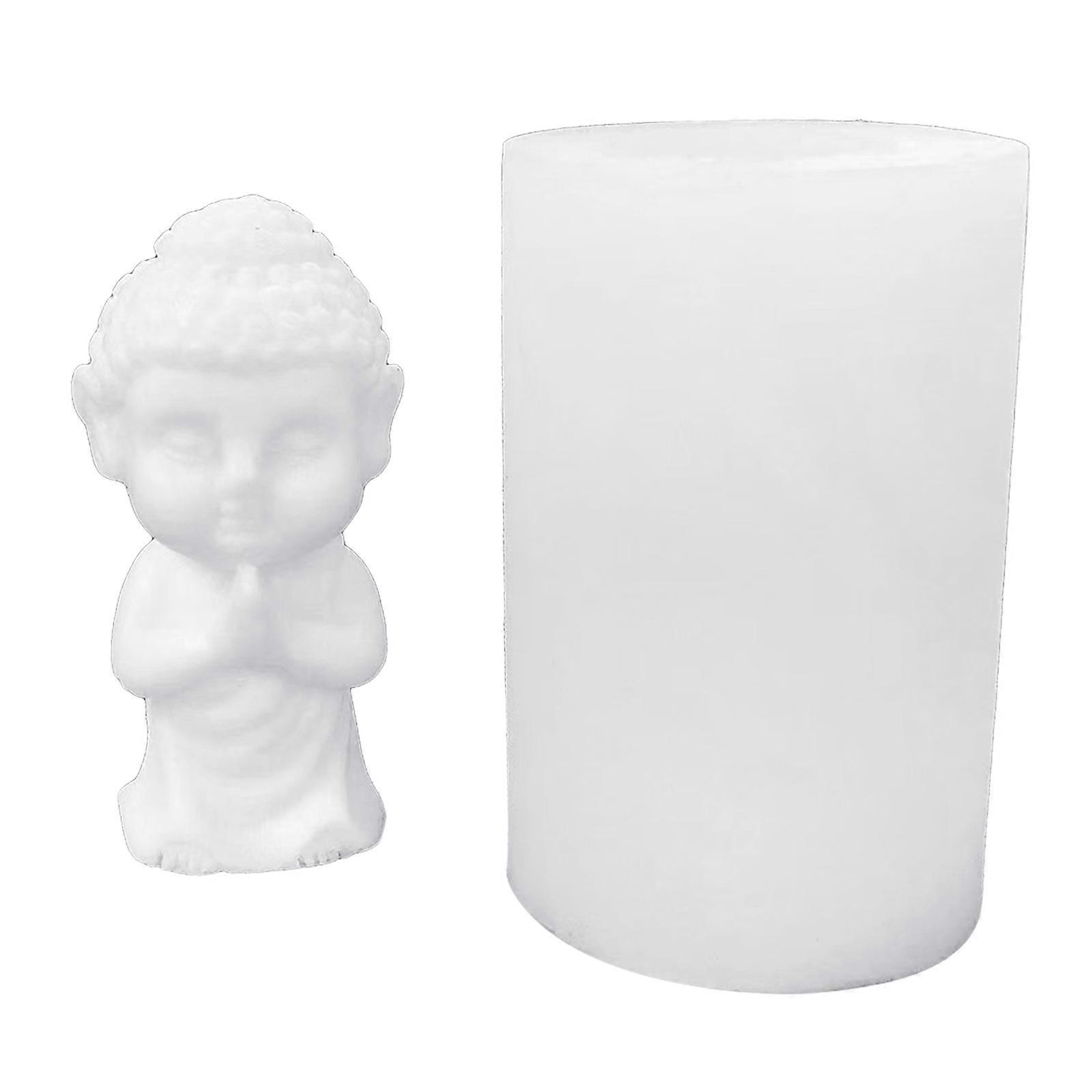 3D Buddha Shape Silicone Mold Cake Candle Soap Gypsum Resin Mould Aromatherarpy