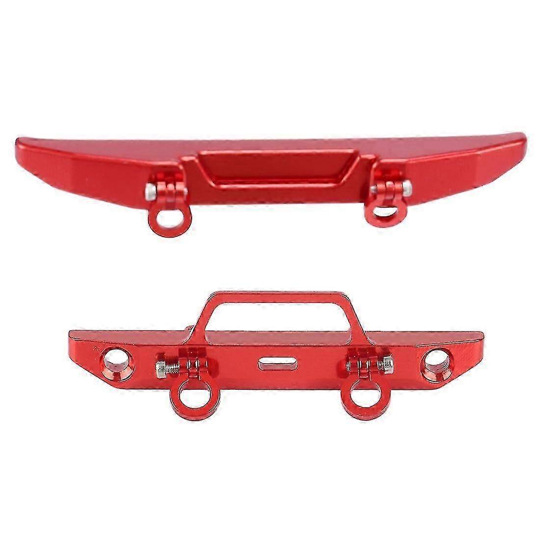 Metal Front And Rear Bumper With Tow Hook For Axial Scx24 Axi00005,1