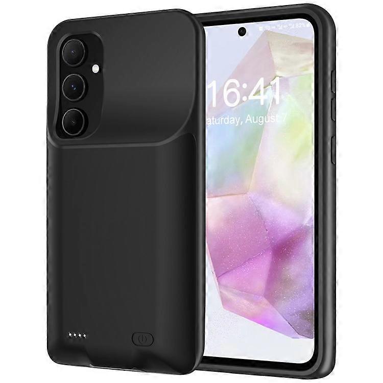 Compatible For Samsung Galaxy A55 5G 10000mAh Power Bank TPU Phone Case External Battery Pack