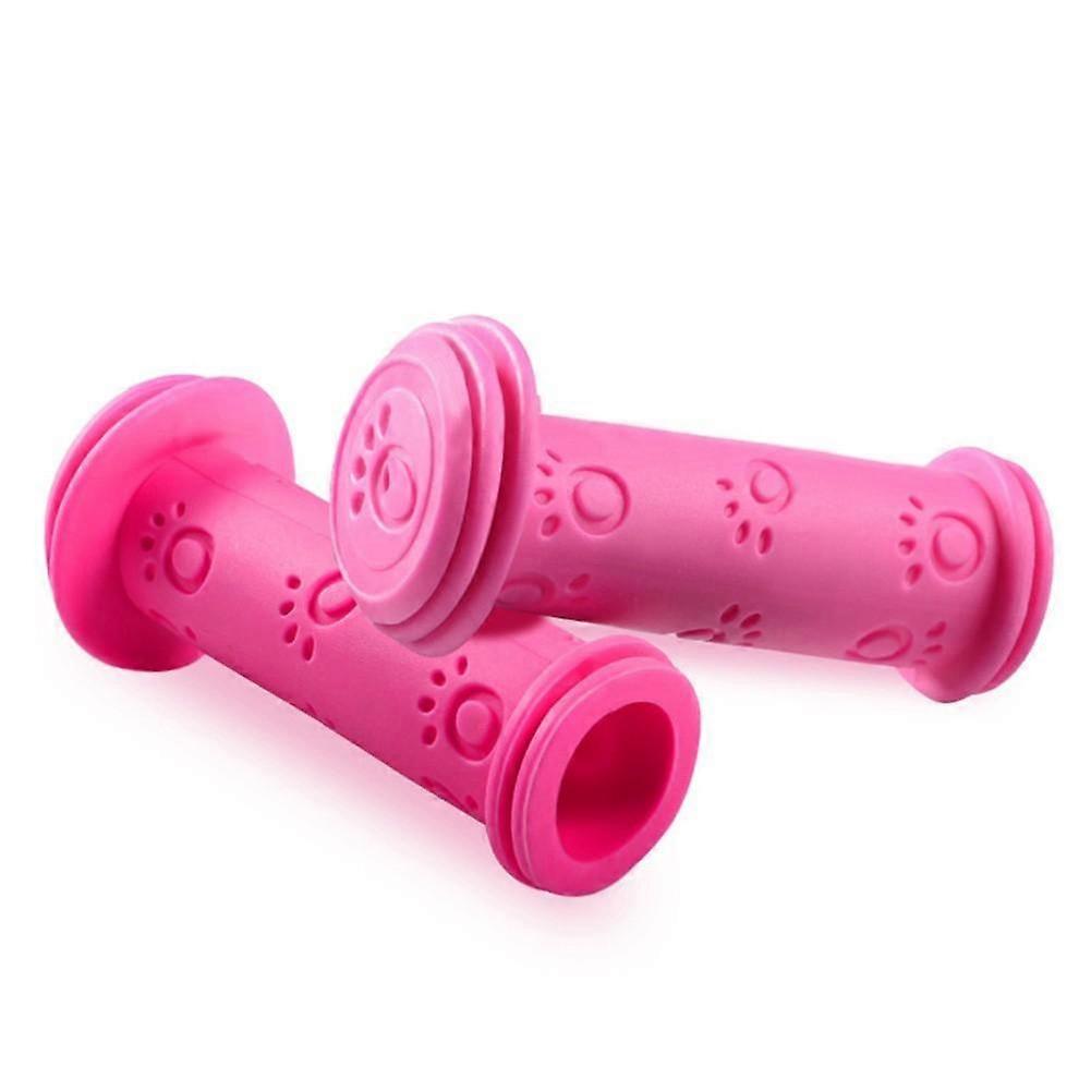 Red Handles Rubber Black Children\'S Bicycles Durable