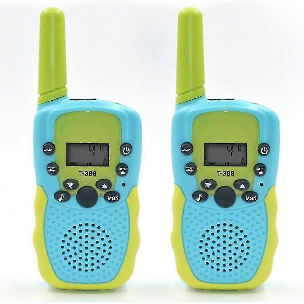 2 Pack Battery Operated Walkie Talkies For Kids With 22 Channels 2 Way Radio 6 Kms Long Rang, Toy For 3-12 Year Old Boys Girls, With Backl UPW