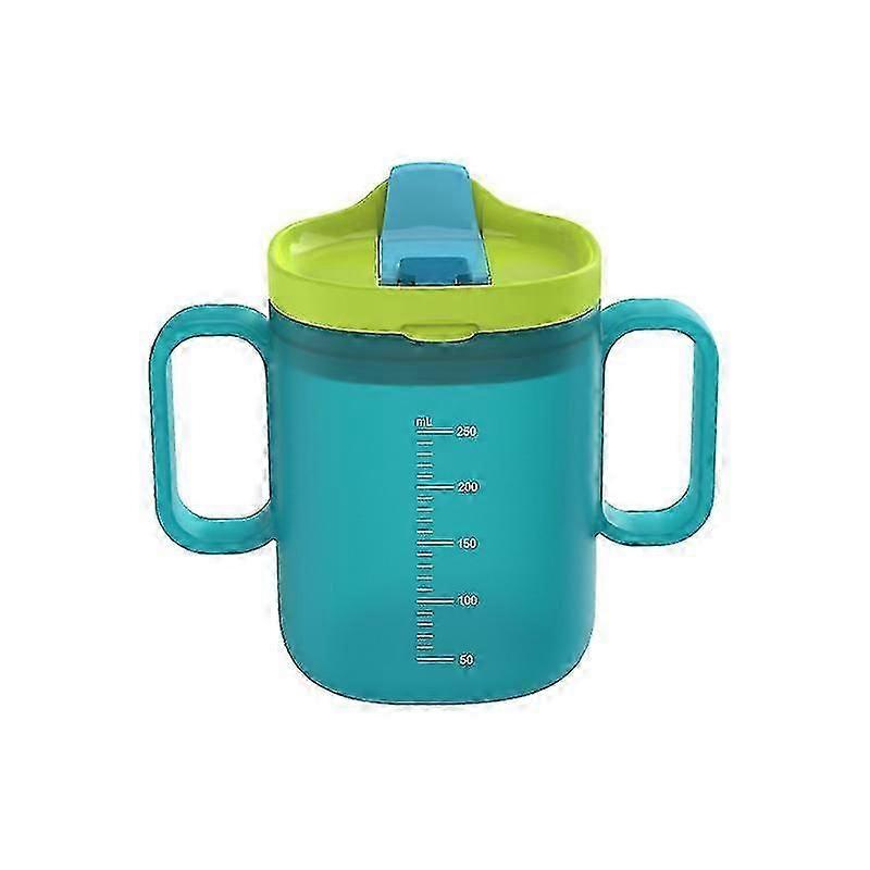 Adult Sippy Cup For Elderly, Convalescent Feeding Cup Drinking Cup With Straw For Disabled Patient Maternity No Spill Cups With Handle And Lid