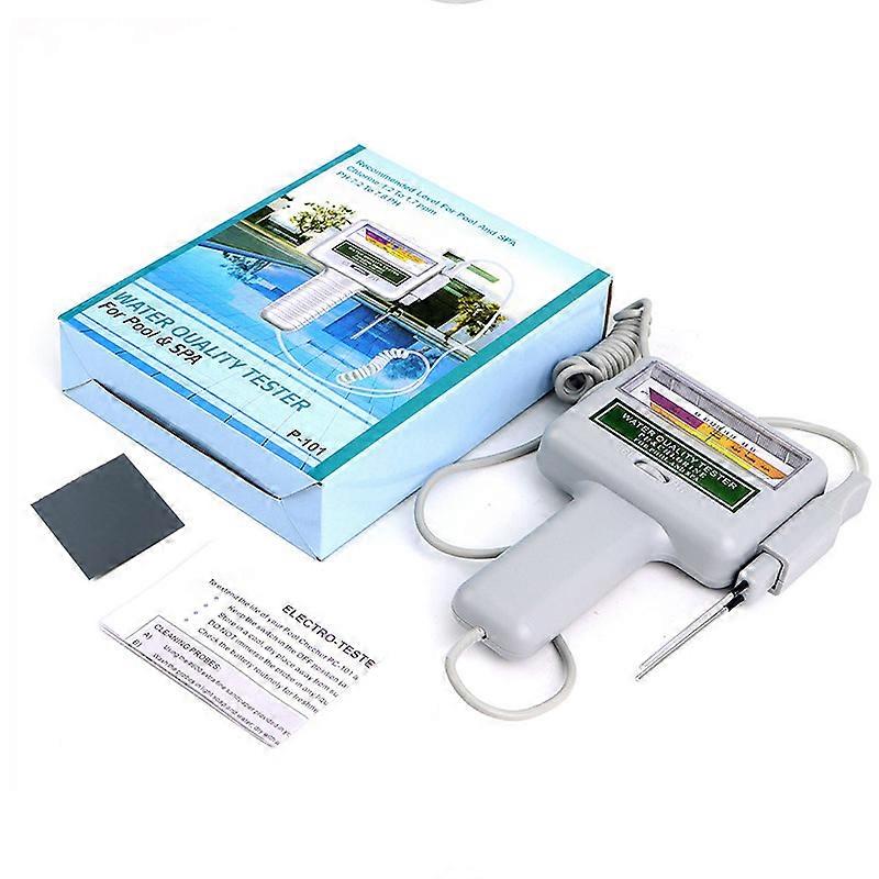 Testeur de chlore résiduel, analyseur portable, test rapide, piscine, eaux usées d’hôpital, PH, stylo de test de chlore résiduel deux en un