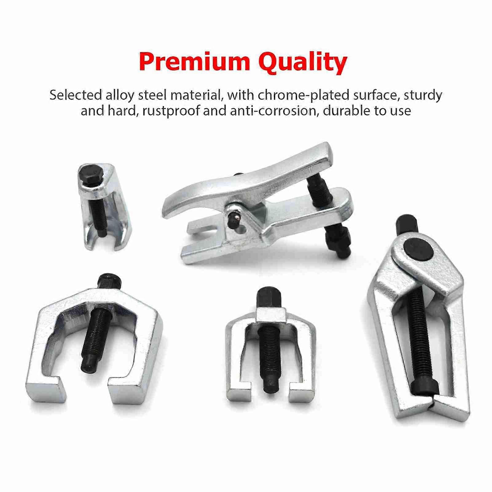 Ball Joint Removal Tool Kit Alloy Steel Sturdy Car Ball Joint Separator Pitman Arm Puller for Automotive Front End Service