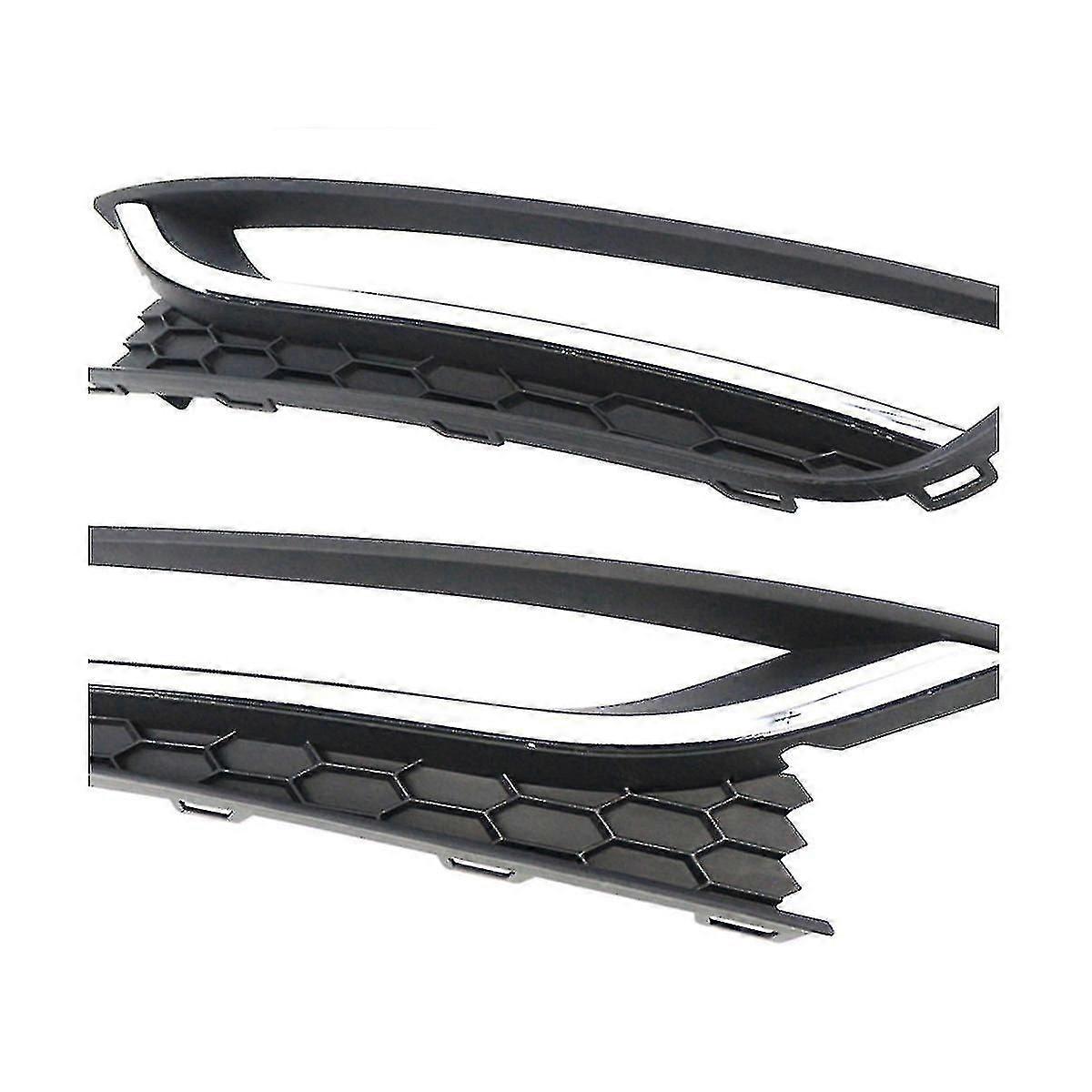 1pair Car Front Bumper Fog Light Grill Fog Lamp Cover For 2012-2015 561853665a 561853666a